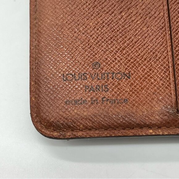 Authentic Vintage Louis Vuitton Monogram Compact Zippered Bifold Wallet - Picture 6 of 9